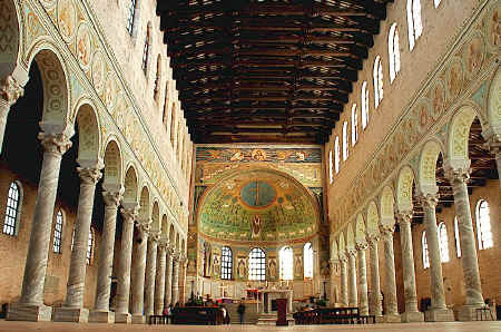 Interior of Sant'Apollinare in Classe