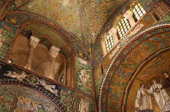 Architecture of the Basilica di San Vitale in Ravenna